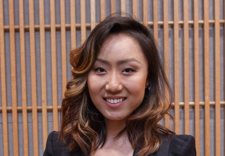 Iris Wang, a Kelley School of Business student