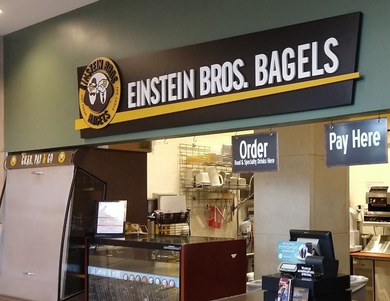Einstein Bros. sits on the first floor of the IT building.