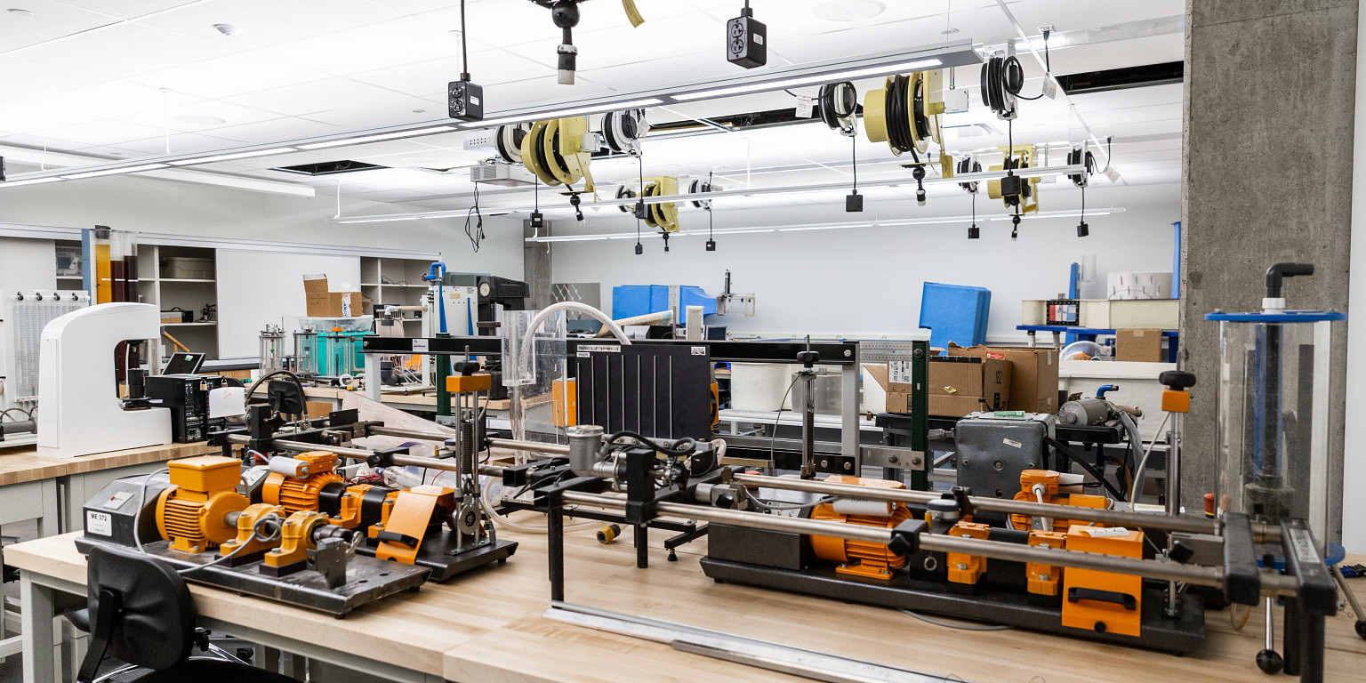 laboratory space inside innovation hall