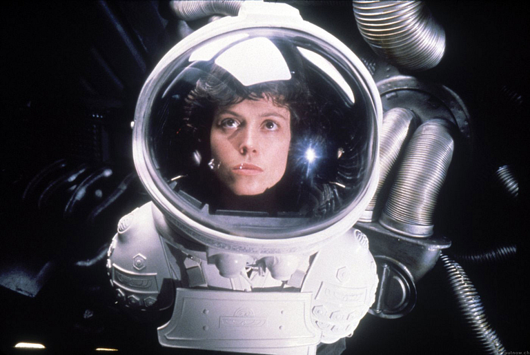 Still of Sigourney Weaver from Ridley Scott's film 'Alien'