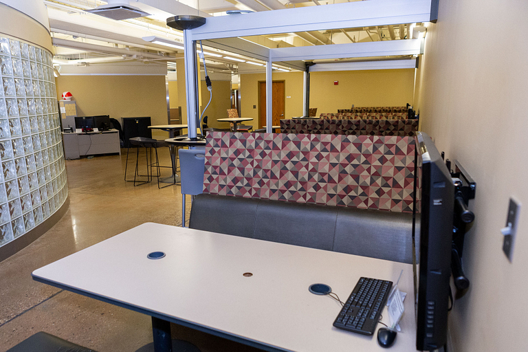 Study area in the Engineering and Technology building