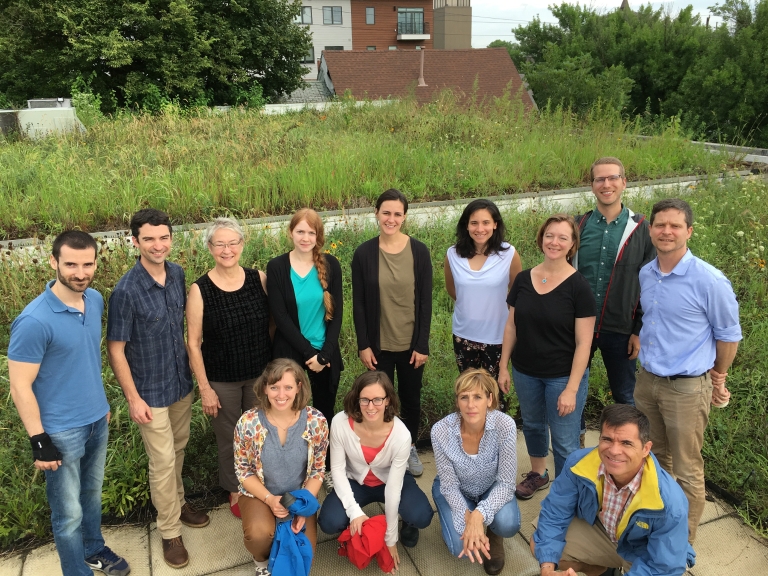 Environmental Resilience Institute fellows, group photo
