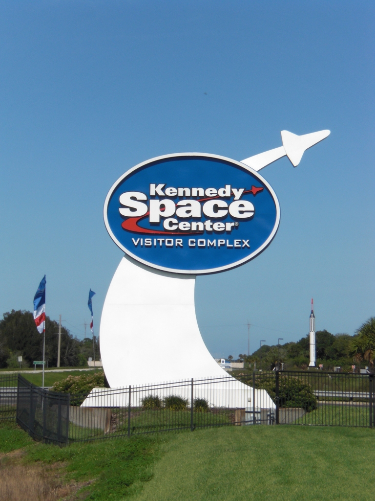Kennedy Space Center sign