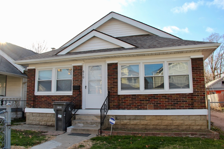 Exterior of a house that the Home at Last crew worked on