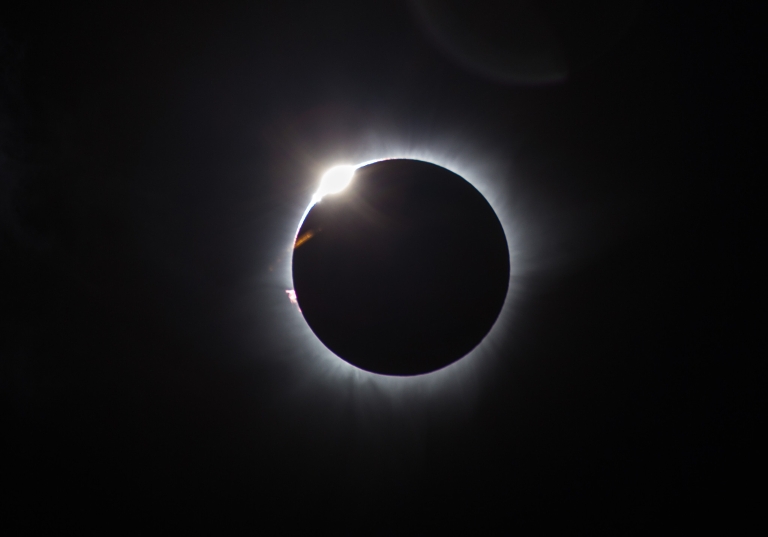 A solar eclipse