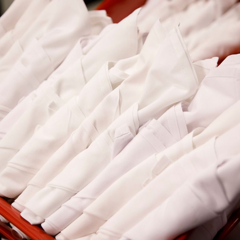Reusable napkins used at Holly and Ivy dance. 