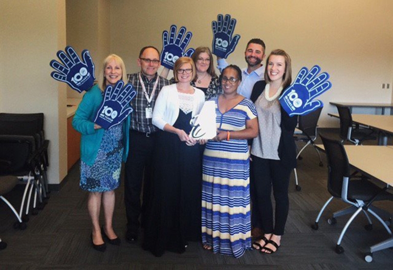 Members of the IUPUI United Way campaign executive committee