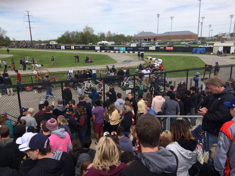 Trackside shot from the Purdue Grand Prix