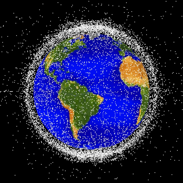 Low Earth orbit is the most concentrated area for orbital debris.