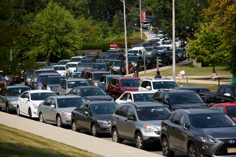 traffic for move-in day