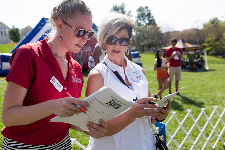 Two Regatta volunteers