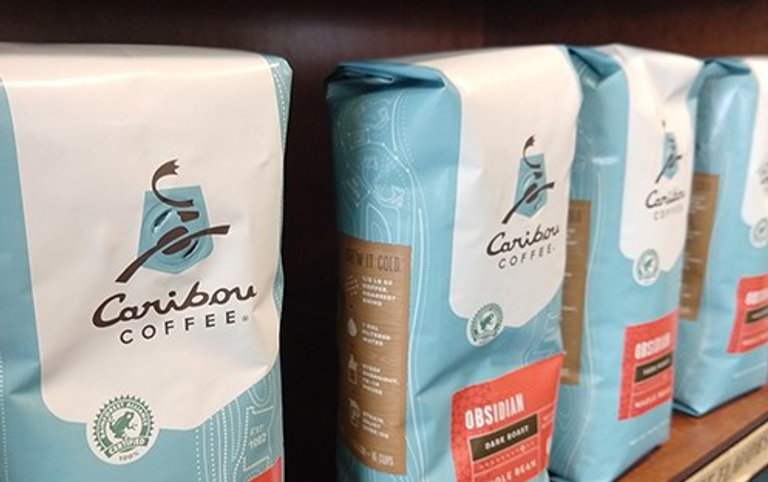 Caribou Coffee sits on the second floor of the Campus Center.