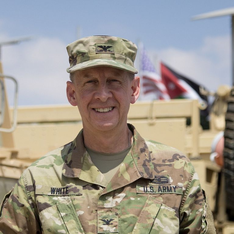 IU's Kirk White is a U.S. Army colonel.