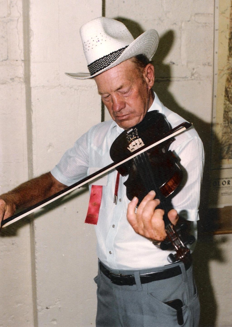 The Mathers Museum of World CulturesHarold Klosterkemper, a fiddle player from Decatur County
