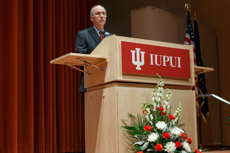 IUPUI Chancellor Emeritus Charles R. Bantz