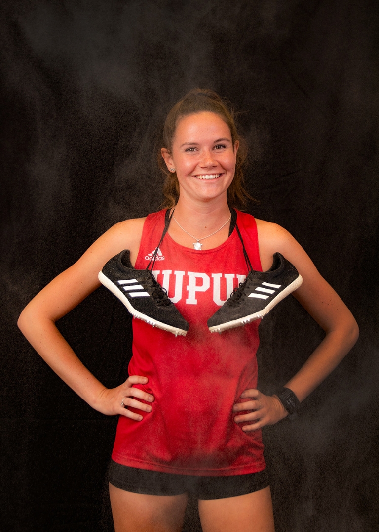 Katelyn Murphy, current IUPUI women's 5k record holder.
