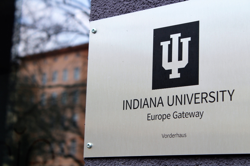 IU Europe Gateway sign 