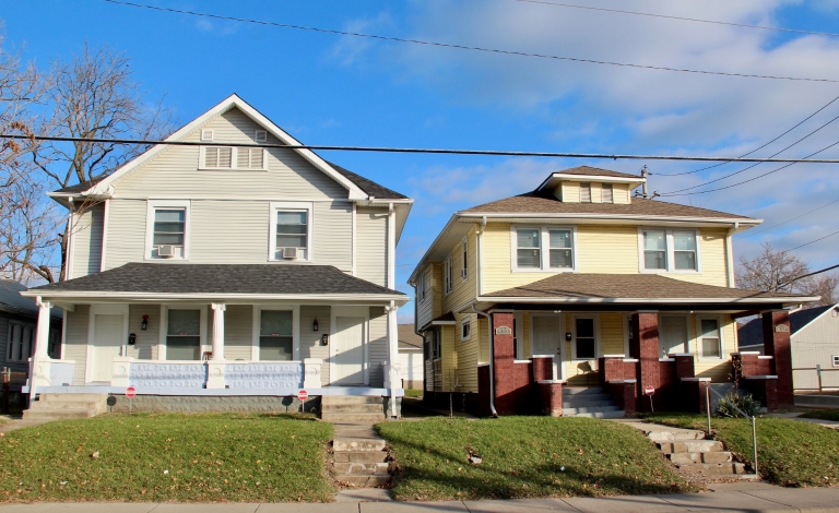Two previous Home at Last projects on North Rural Street