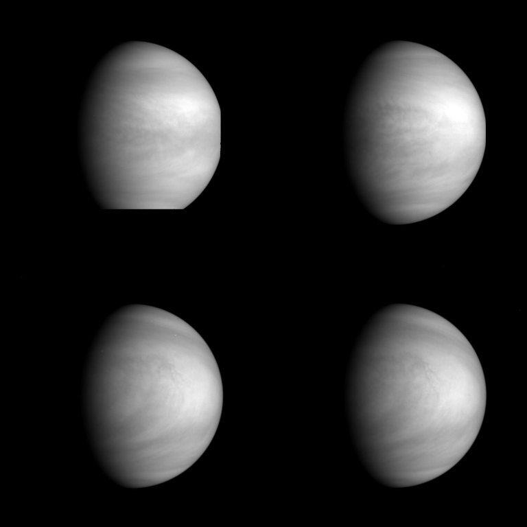Multiple views of Venus' high-level clouds.