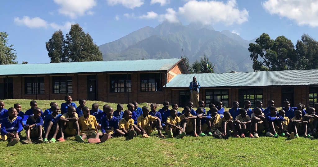 Kabwende Primary School students