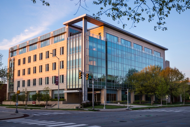 exterior view of University Hall