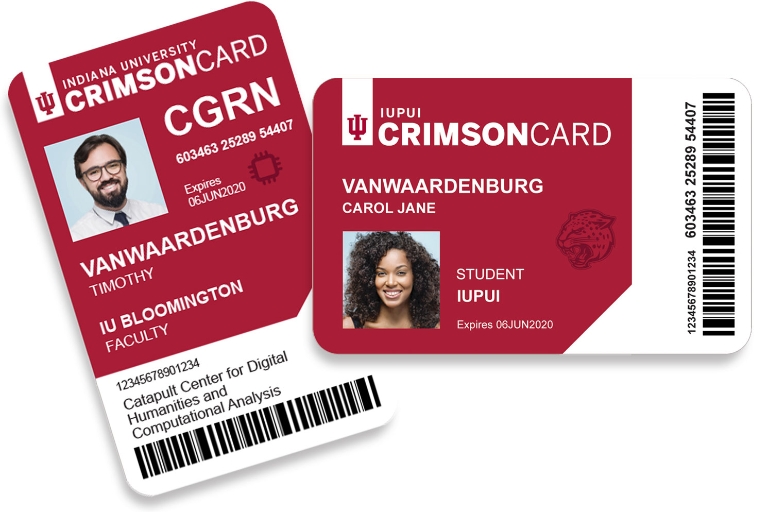 Versions of the new CrimsonCard