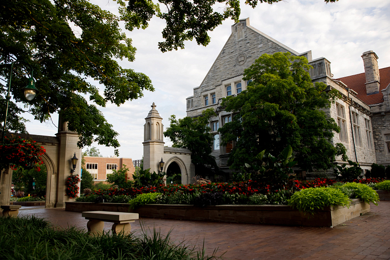 The Sample Gates at IU Bloomington. 