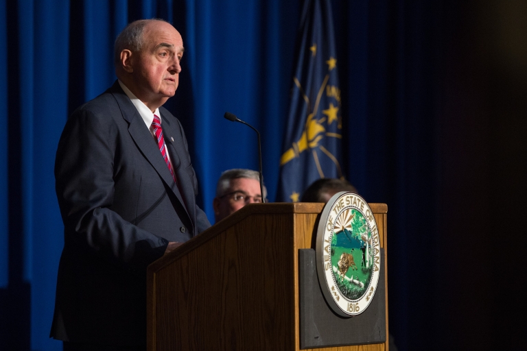 IU President Michael A. McRobbie