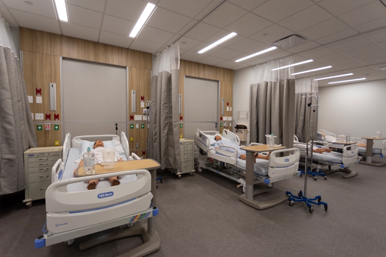 Training space in the IU Bloomington Health Sciences Building