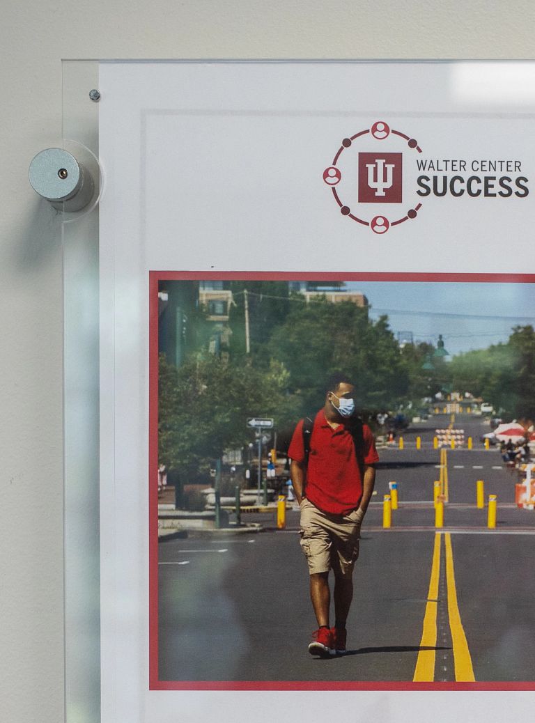 a flyer advises students about connecting with alumni about careers