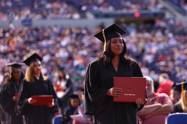 Student at graduation