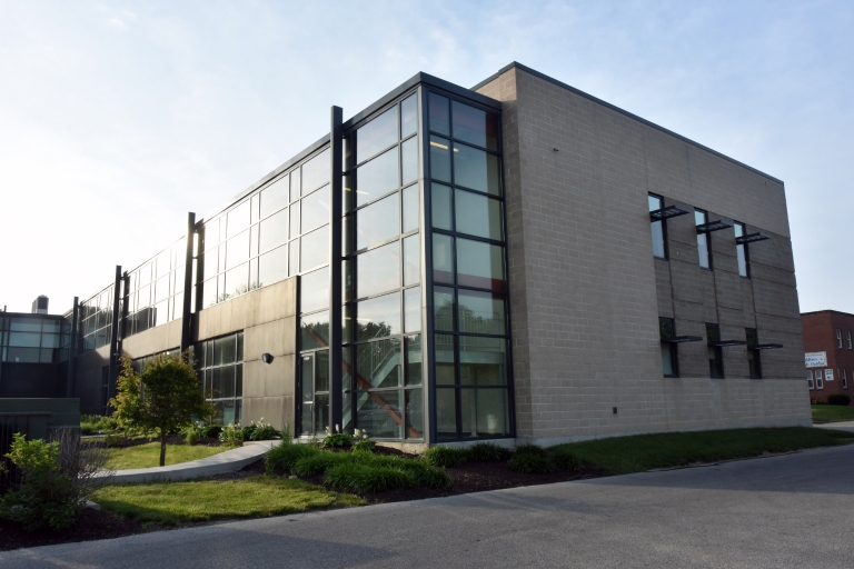 Dental activities for the IU Student Outreach Clinic take place in this building on east 10th.