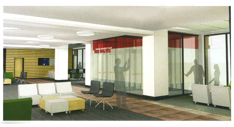 Rendering of Whitewater Hall renovations