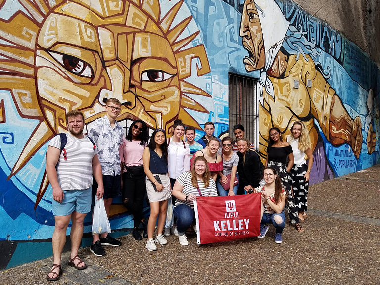 Kelley School of Business students in Argentina