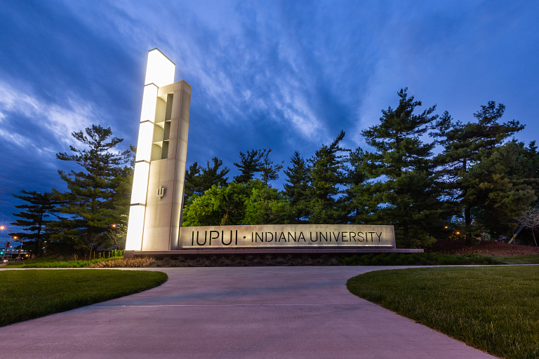 Shreve Gateway on Michigan Street at IUPUI