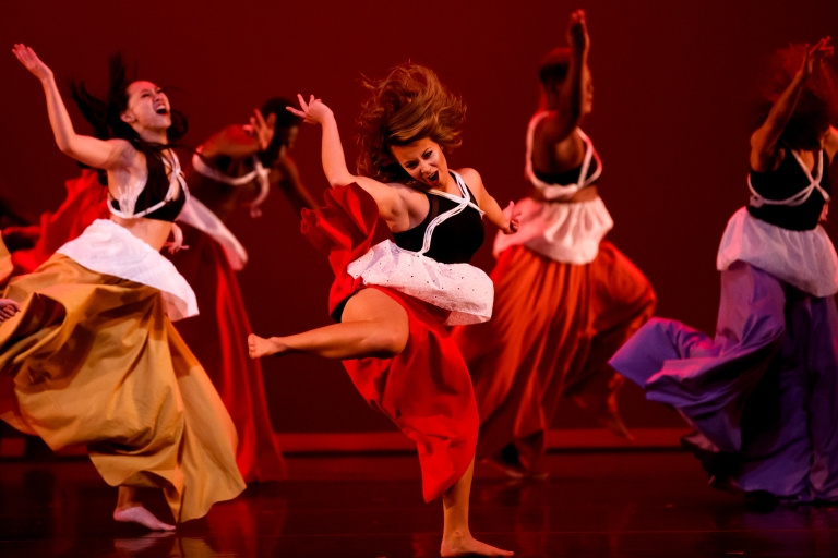 Members of the African American Dance Company perform 