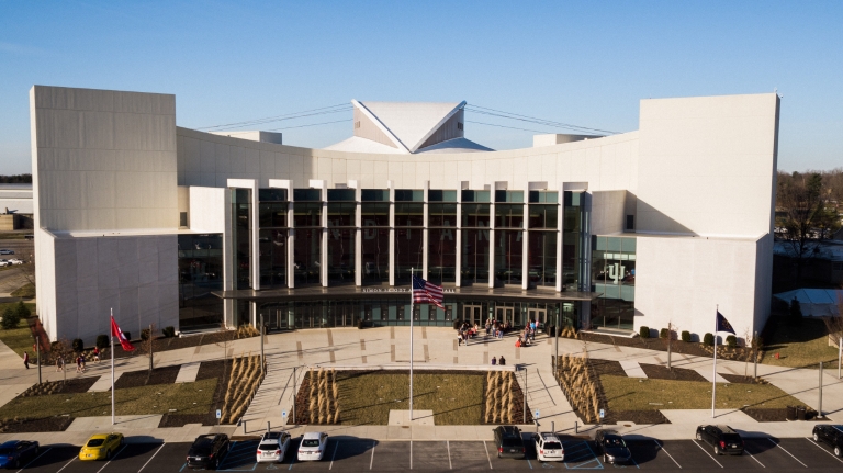 Exterior view of Assembly Hall