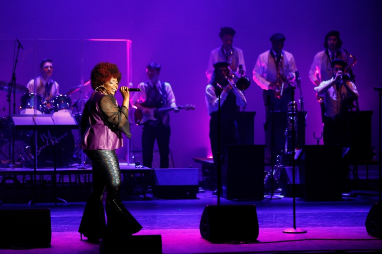 The IU Soul Revue performs at the Buskirk Chumley.