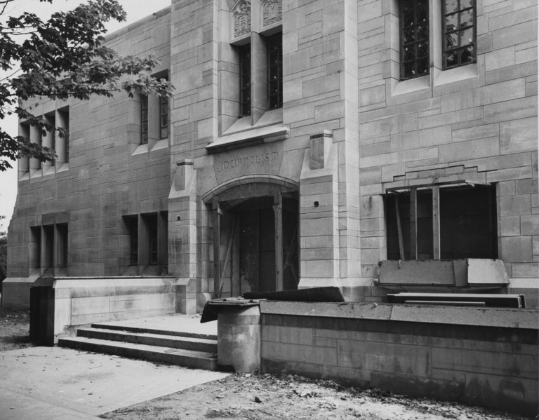 Ernie Pyle Hall in 1954