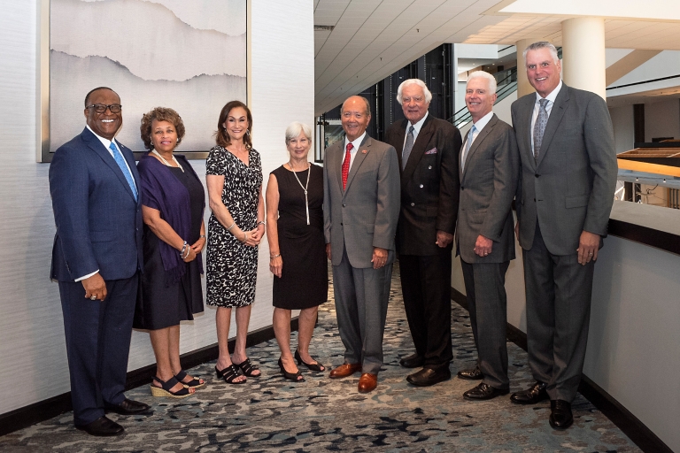 Honorees standing side by side