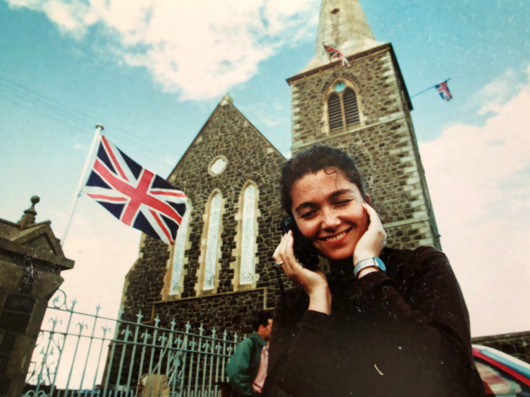 Elaine Monaghan in Northern Ireland in 1990s