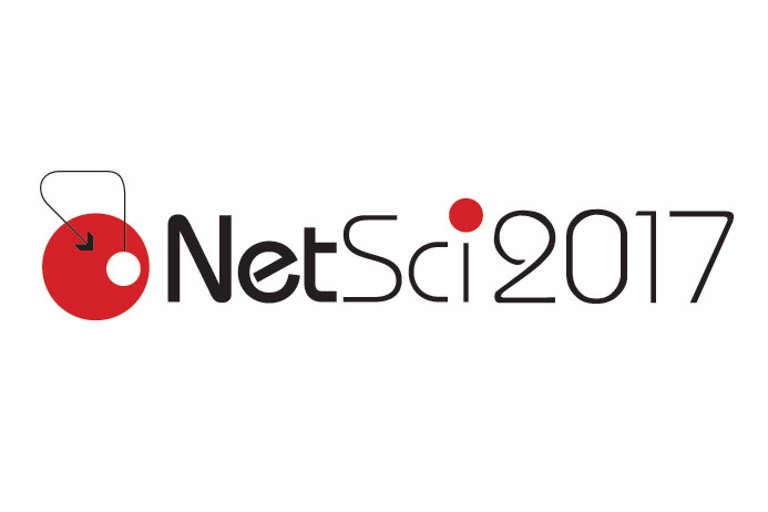Network Science Conference 2017 logo with a red ball and the words 'Net Sci 2017'