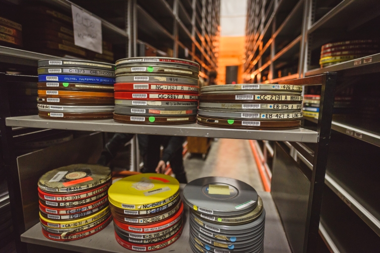Film files in the IU Libraries' archive