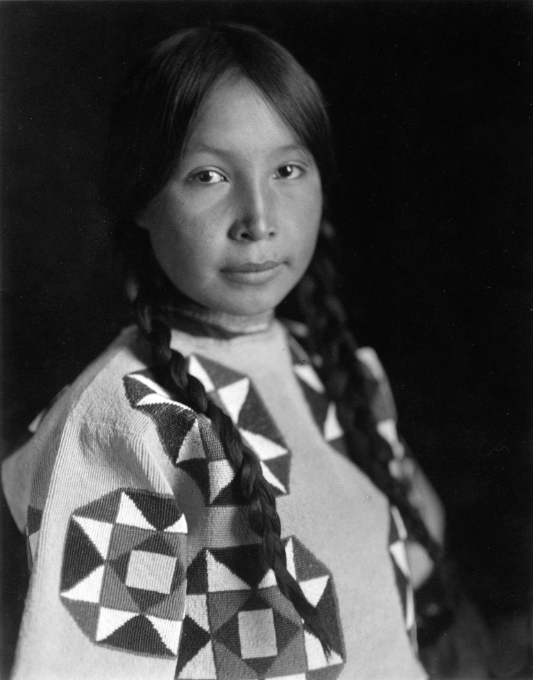 An Assiniboine girl from 1913